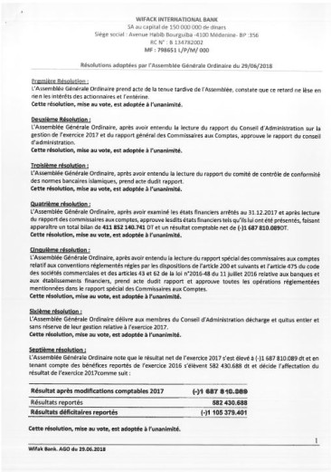 Assemblée Générale Ordinaire